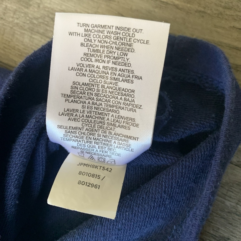 Jones New York Signature Womens M Indigo Quarter-Zip Pullover Sweater JPMH8KT542 - Picture 3 of 11